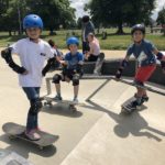 Skateboard lesson Birthday party