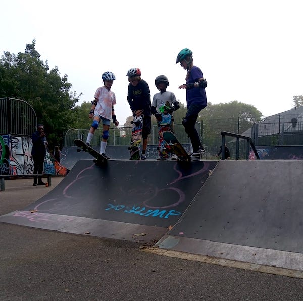 Peckham Rye Progressing Skateboard Lesson - School of Skate