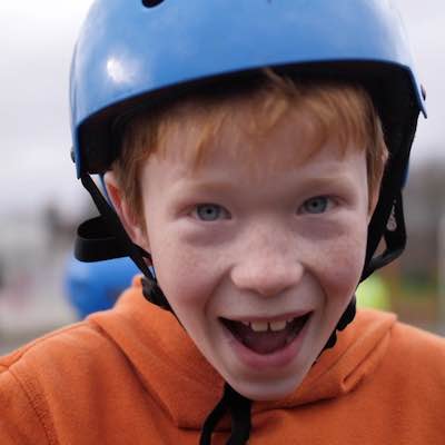 Skateboarding Birthday Party face