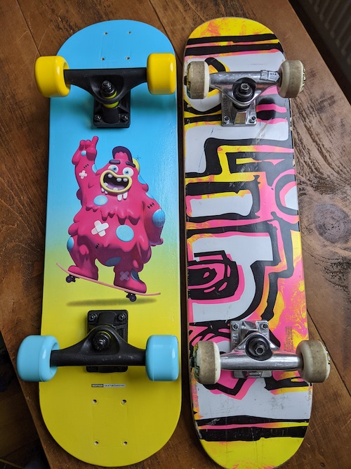 blind oxelo complete skateboard comparison