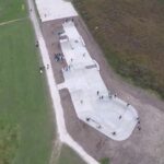 Bourne Valley Skatepark birdseye view