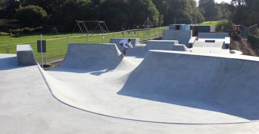 Bourne Valley Skatepark overview