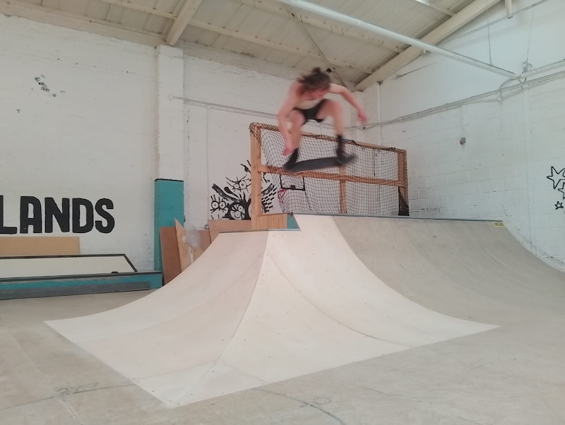 backside ollie hip copelands