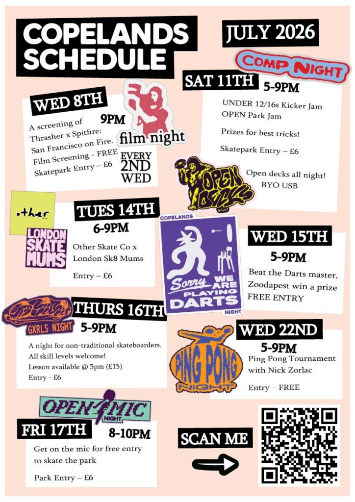 Copelands July Events Schedule
